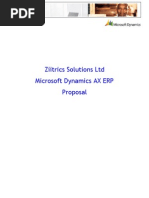 Ziitrics Solutions Microsoft Dynamics AX Proposal