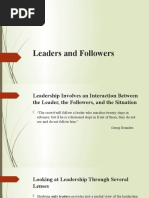 Leaders and Followers