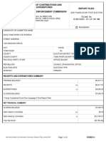 Dan Rodrick Campaign Finance Report For Primary Election