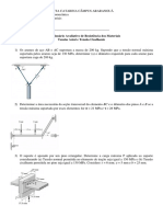 2º Questionário de ResMat - Tensao Axial e Cisalhante - 21