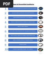 Decálogo Honestidad Académica