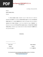 Carta Movilizacion de Cuenta