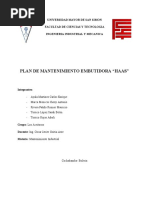 Plan de Mantenimiento Embutidora Haas