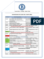 Cronograma Anatomia Normal 2021