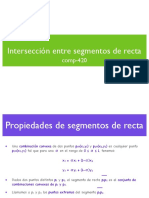 Intersección Entre Segmentos de Recta: Comp-420