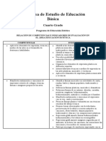 Competencias e Indicadores Estetica 4c2b0 Grado