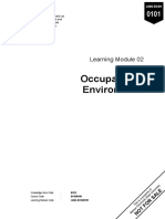 Occupational Environment: Learning Module 02