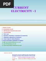 Current Electricity - I