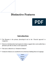 Distinctive Features