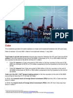 UK Total Trade Ad-Hoc Data Release Main FDI Release