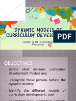 Dynamic Models of Curriculum Development Part 1