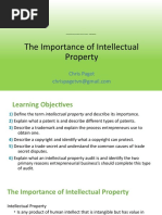 7 The Importance of Intellectual Property