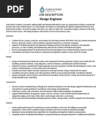 Design Engineer: Job Description