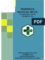 Manual Mutu PKM Sang Tombolang