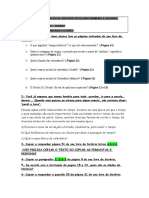 Módulo de Recuperação de História Sexto Ano Primeiro e Segundo Bimestre