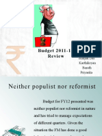 Budget 2011-12 Review: Ranjan Das Karthikeyan Barath Priyanka