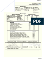 Generator Data (3516 Serie 25Z06322)