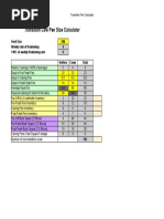 Transition Cow Pen Size Calculator