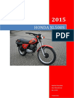 Honda XL500s Restauration