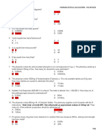 Pharmaceutical Calculation - Pacop Blue