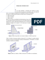 Muros de Contención Por Gravedad