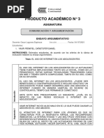 Yauri Peñafiel, Consolidado 3 Comunicación