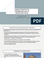 Caracteristicas Generales de La Arquitectura Renacentista