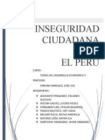 Inseguridad Ciudadana