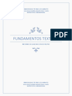 Informe de Fieltro