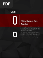 UNIT 9:ethical Norms in Data Analytics