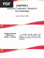 Using The Customers' Lifecycle To Your Advantage: Laurence C. Espino, LPT, MBA