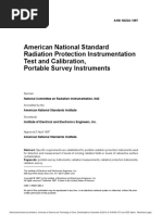 ANSI N323A-1997 American National Standard Radiation Protection Instrumentation Test and Calibration, Portable Survey Instruments