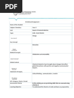 Unit 1 - Impacts of Chemical Industries - Tasksheet 1