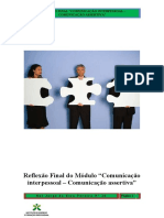 UF 10 PRA Reflexao Final de Comunicacao Interpessoal Comunicacao Assertiva
