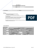 Boi Form S-1 Annual Report On Actual Operations: Guidelines