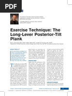 Exercise Technique: The Long-Lever Posterior-Tilt Plank