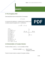 MODULE 3 - Complex Numbers