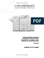 D052/D053/D054 Parts Catalog: Cópia Não Controlada