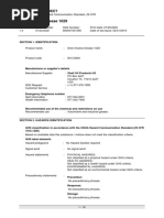 Shell Alvania Grease 1029: Safety Data Sheet