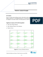 (Extract) CSI - Steel Structures - Example VIII Pushover Analysis Example