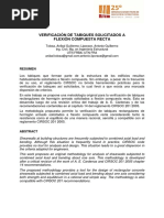 024 Trabajo - VERIFICACIÓN DE TABIQUES SOLICITADOS A FLEXIÓN COMPUESTA RECTA