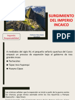 Surgimiento Del Imperio Incaico