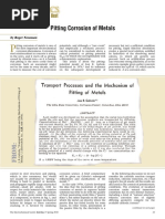 Pitting Corrosion of Metals