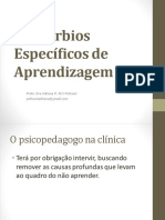 Distúrbios Específicos de Aprendizagem Aula 1 (6265)