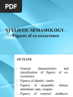 Stylistic Semasiology - Figures of Co-Occurrence