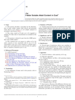 Determination of Water Soluble Alkali Content in Coal: Standard Practice For