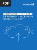 Hybris Cloud Services: Deployment Packaging Guidelines V2.2.1