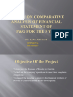 A Study On Comparative Analysis of Financial Statement