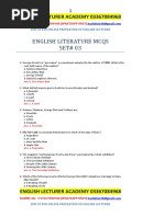 MCQS Bank 3 (Literature)