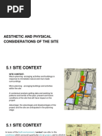 Aesthetics and Physical Consideration of The Site